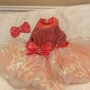 Sparkling Pink Sequin Kids Costume